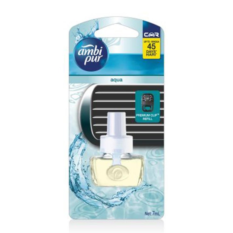 Ambi Pur Car Air Freshener Refill (7ml) - AQUA SCENT, Car Accessories