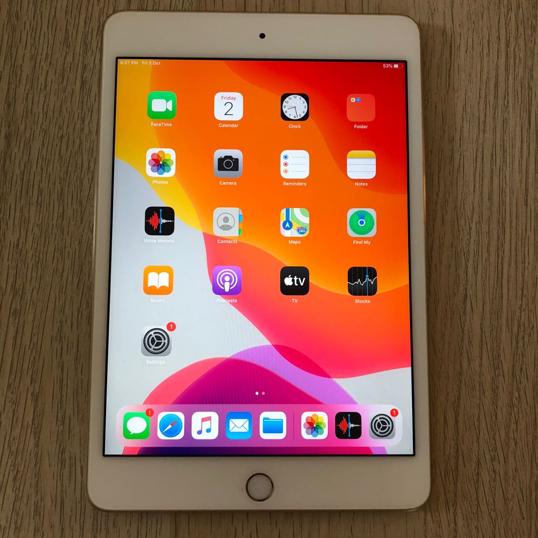 Apple iPad mini 4 64gb WiFi 7.9” 有中文, 電子產品, 電腦＆ 平板電腦 