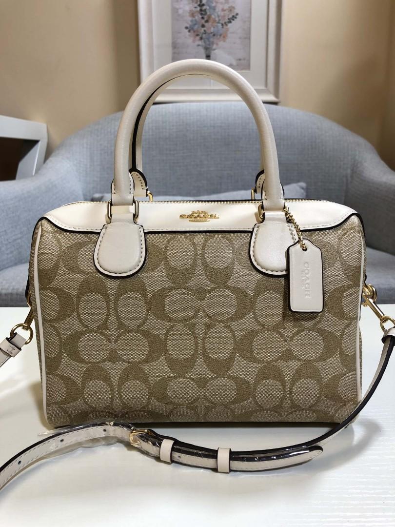 Coach bennett shop crossbody white