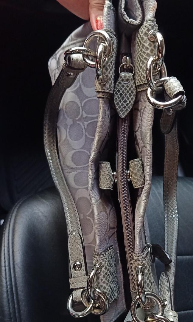 Authentic Coach Penelope CarryAll Bag B1120F16540 YKK ZIPPERS, Luxury