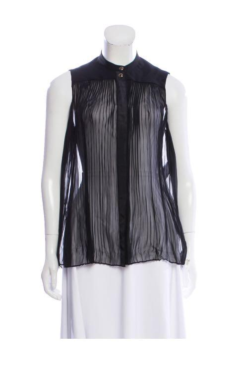 gucci sheer blouse