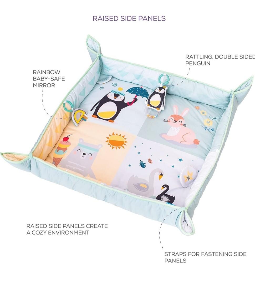 rainbow baby play mat