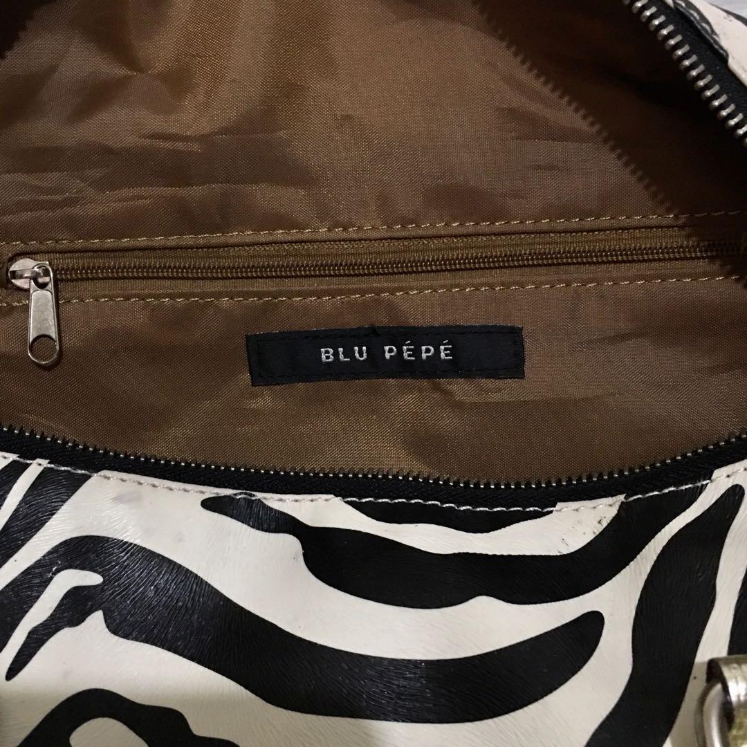 Blue shop pepe bag