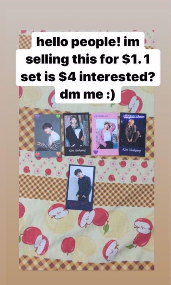 Bts Taehyung Birthday Photocard Entertainment K Wave On Carousell carousell
