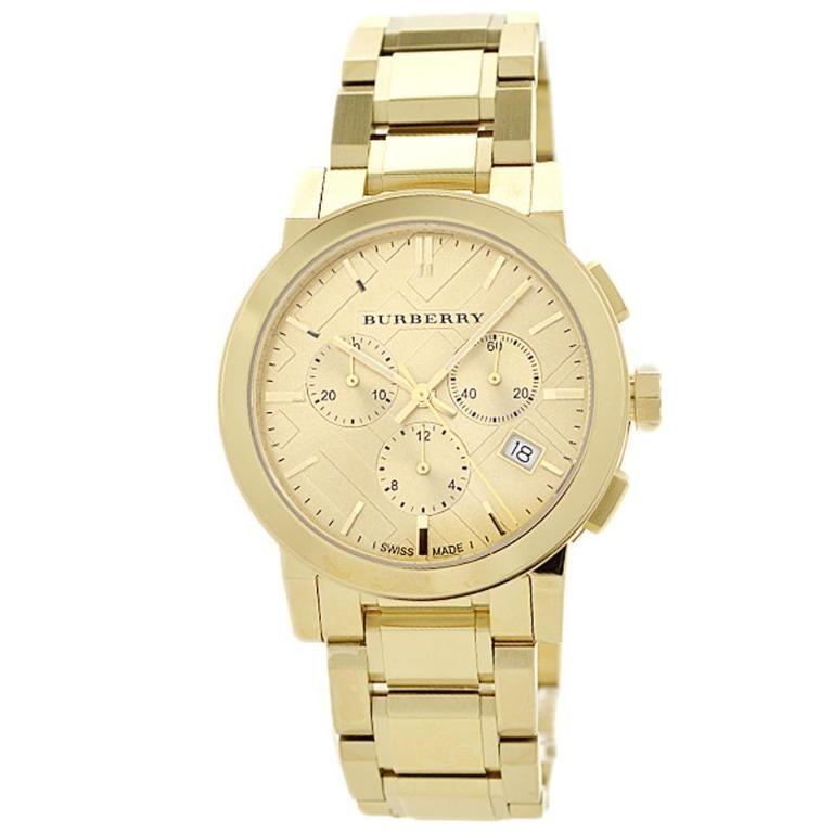 Burberry watch womens hotsell gold