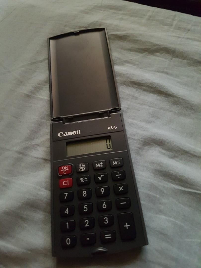 canon as 8 calculator