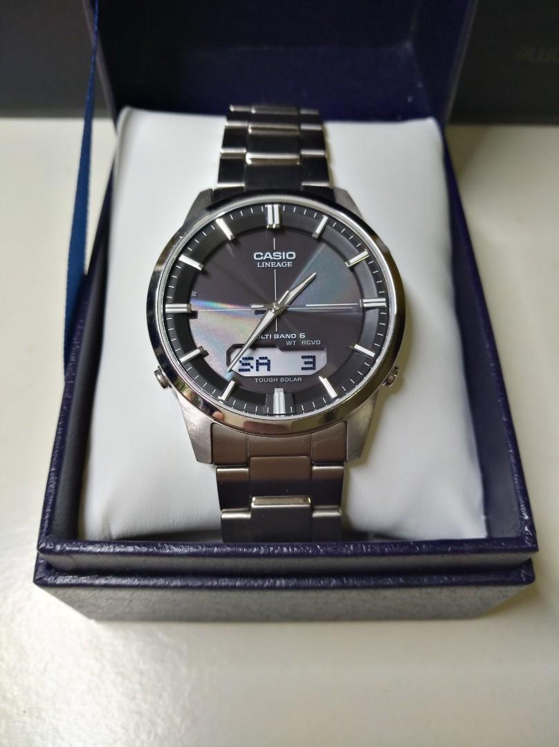 Casio Titanium watch Lineage Solar g shock M170 wave ceptor radio