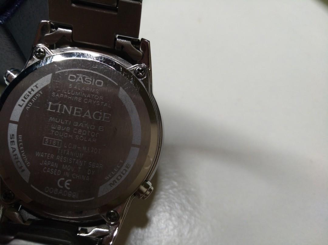 casio titanium lineage