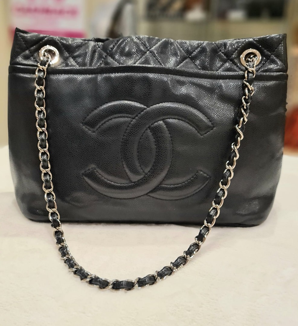 Chanel Caviar Cc Timeless Tote, Luxury, Bags & Wallets on Carousell