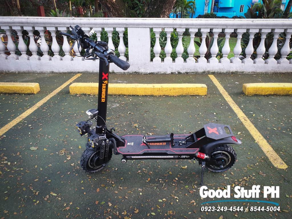 Cheapest 2000w EScooter Xtract Thunder Electric Scooter Dual Hub Dual Shocks, Sports Equipment
