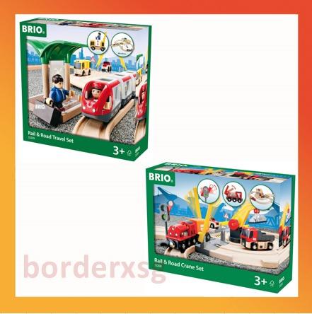 brio rail & road crane set
