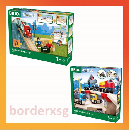 brio world rail and road loading set