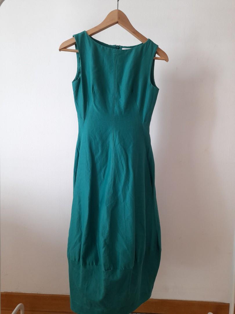 Cos green cocoon dress outlet