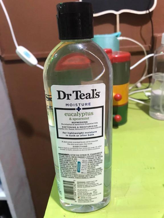 DR TEAL'S Eucalyptus & Spearmint Moisturizing Bath & Body Oil 8.8 fl