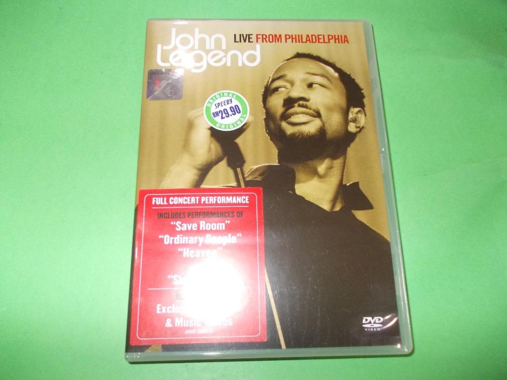 Dvd John Legend Live From Philadelphia 2008 Soul R B Pop Music Media Cd S Dvd S Other Media On Carousell