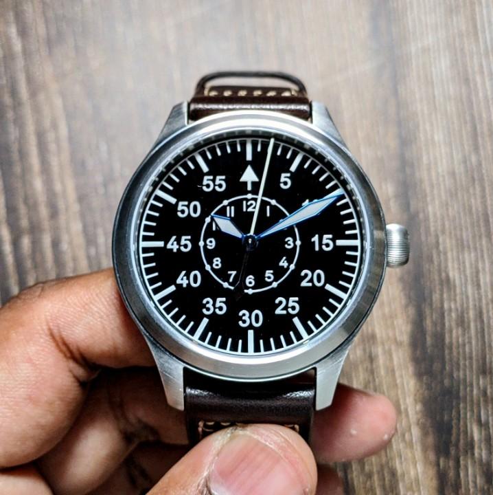 Escapement Time Flieger Type-B Pilot Watch (Stowa / IWC / Laco homage ...