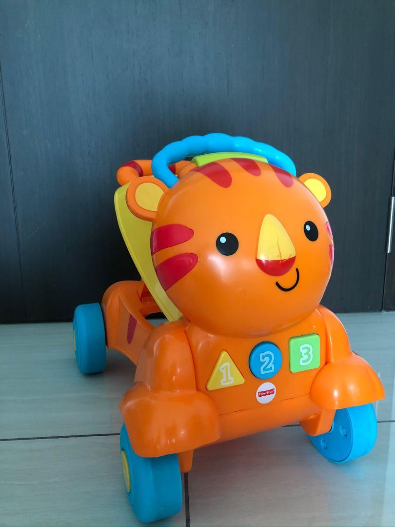 fisher price stride to ride learning tiger