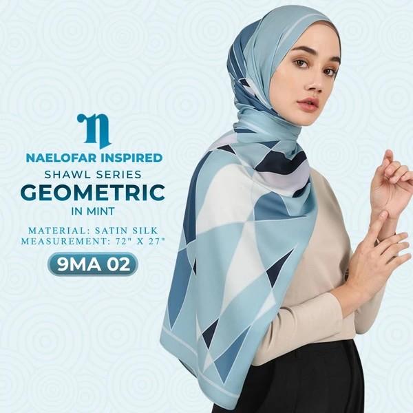 naelofar geometric shawl