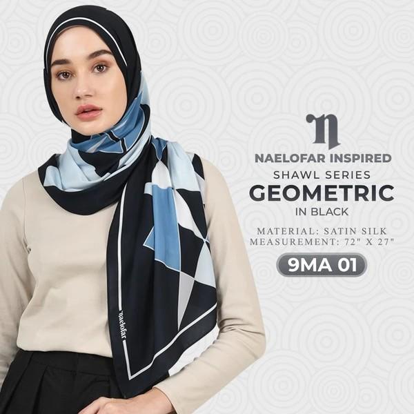 naelofar geometric shawl