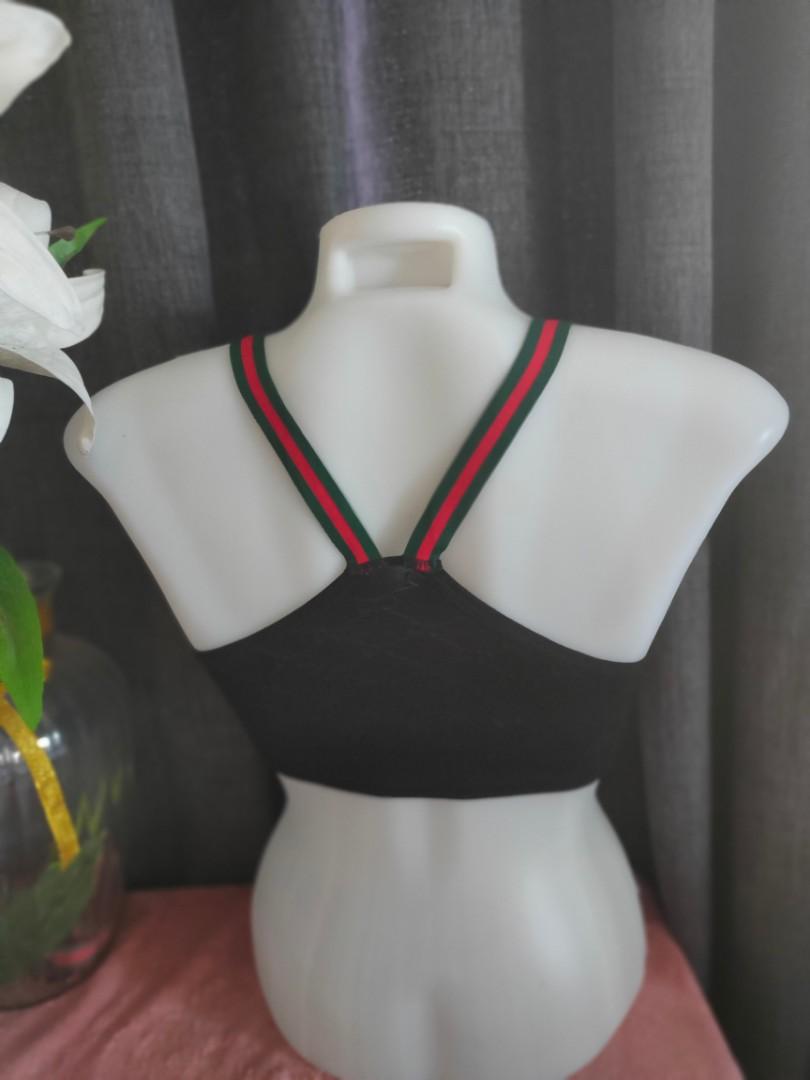 Gucci inspired Bralette, Women's Fashion, Tops, Others Tops on Carousell