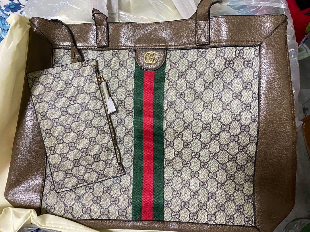 Gucci ophidia medium soft gg supreme canvas cheap tote bag