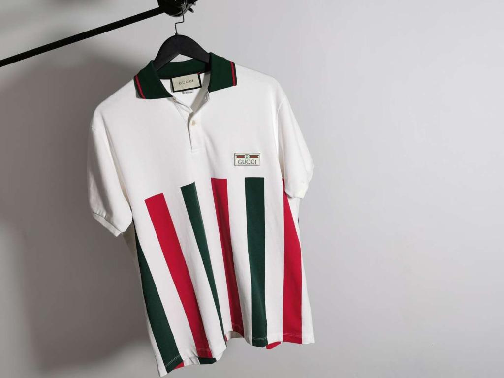 gucci web polo shirt