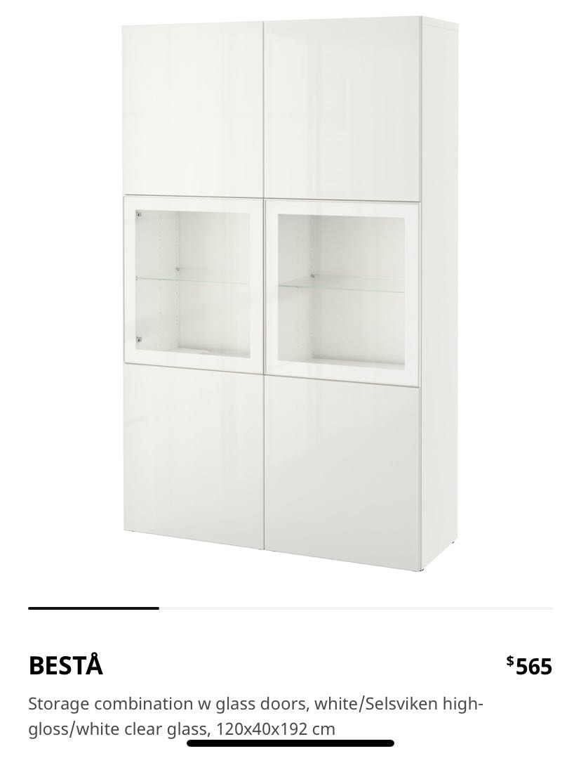 Half Price Ikea Besta Storage Cupboard Furniture Shelves Drawers On Carousell