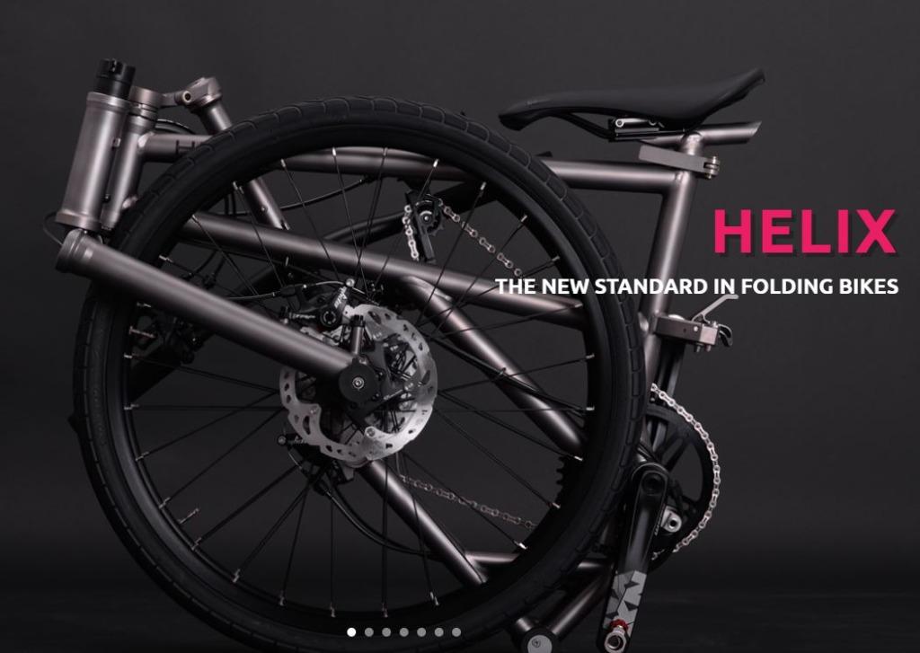 helix titanium folding bike price