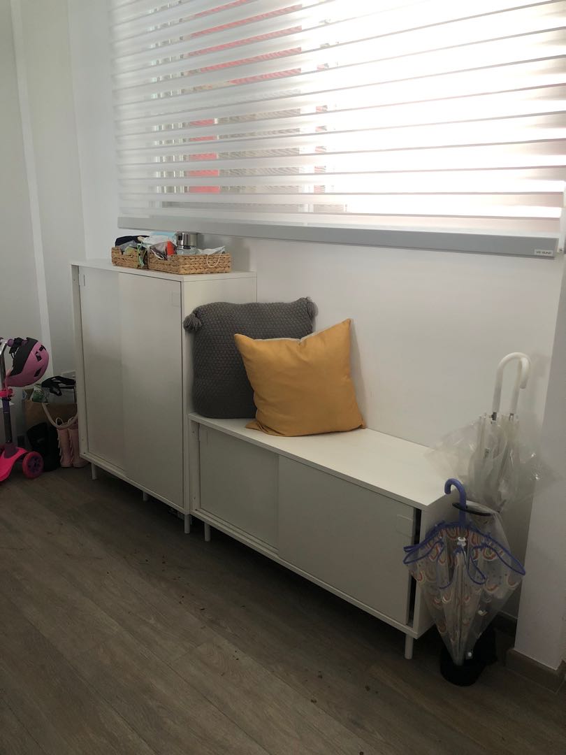 IKEA mackapar shoe shelf and bench set Furniture Home Living