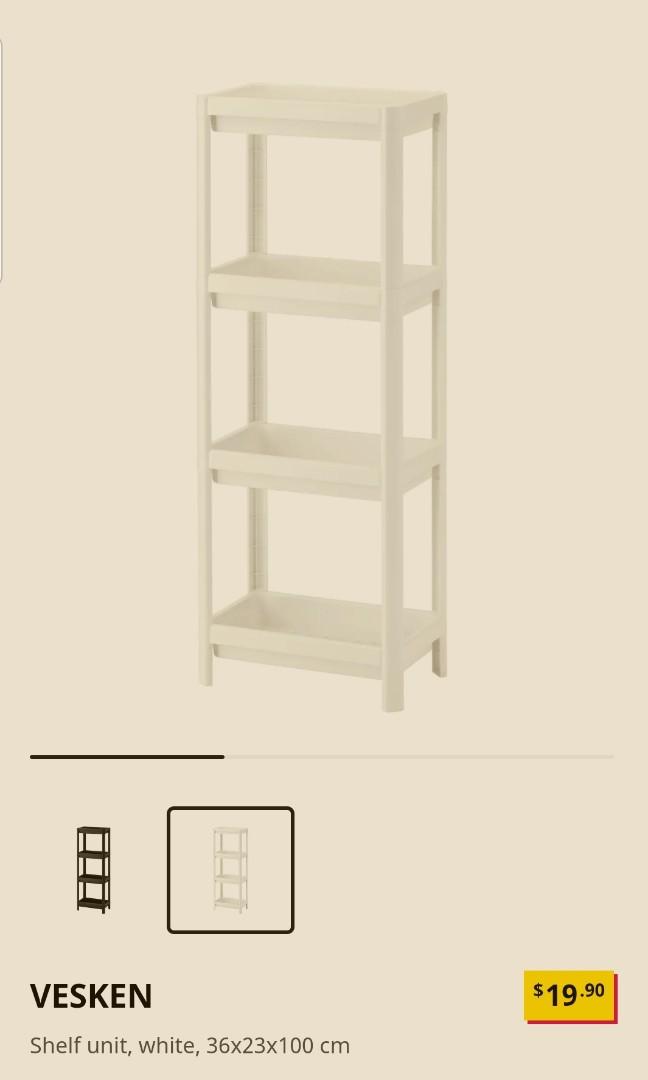 ikea vesken shelf unit furniture home living furniture shelves cabinets racks on carousell