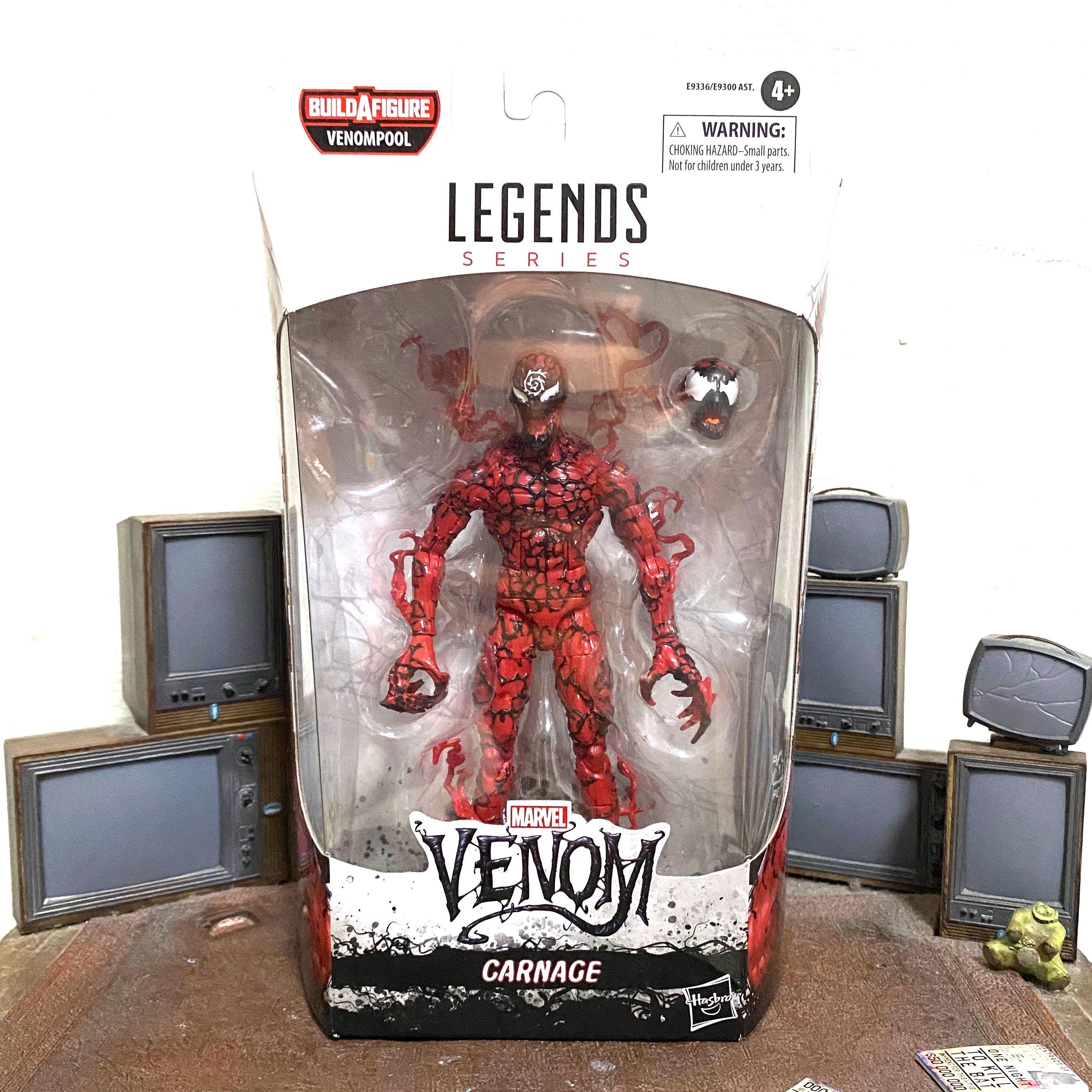 In Hand No Baf Marvel Legends Carnage Spiderman Spider Man Venom Venompool Toys Games Bricks Figurines On Carousell
