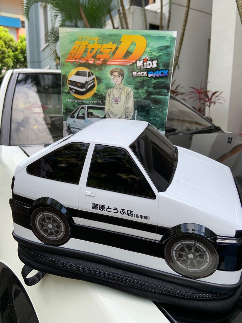 Initial D AE86 Trueno D Kids Backpack Bag Babies Kids