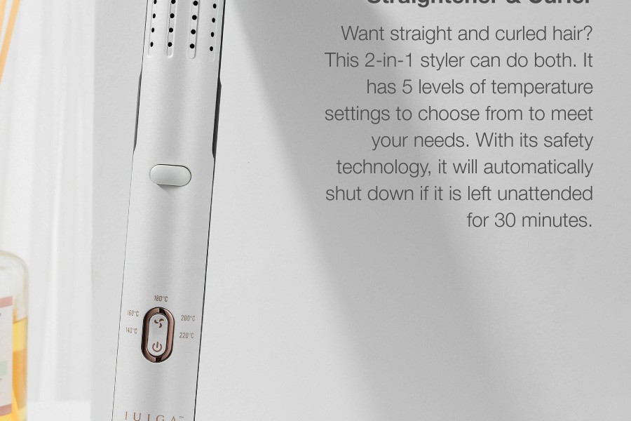 Iuiga Elixir 2-in-1 Hair Straightener