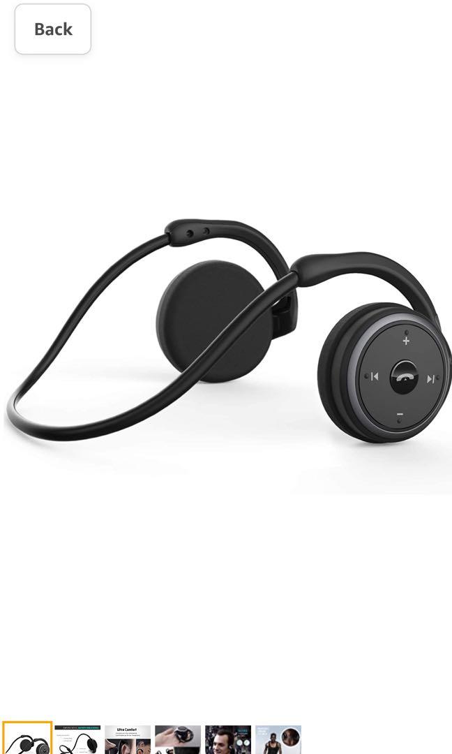 KAMTRON Bluetooth Running Headphones Marathon2 Wireless Earphones with Clear Voice Capture Technology Echo Cancellation Microphone for Sports 2019 Upgraded Black Audio Headphones Headsets on Carousell