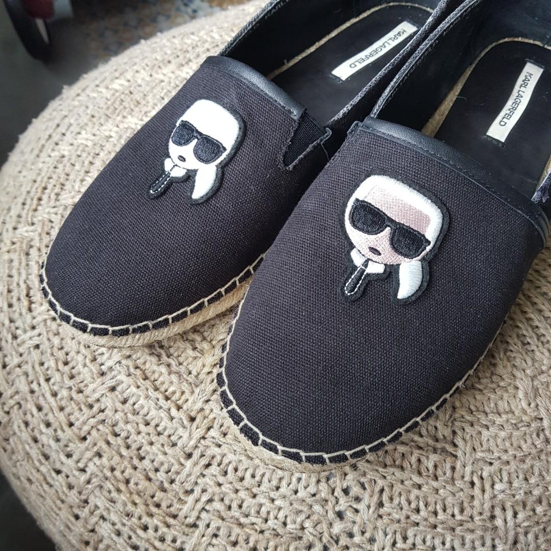 Karl Lagerfeld slip on loafers
