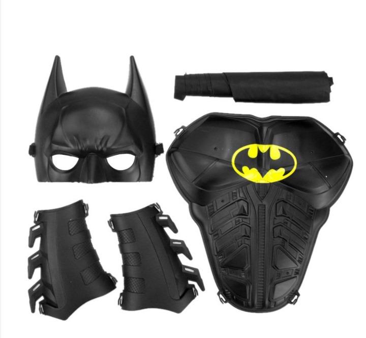 Kids batman full armour costume set with cape mask hand body armour