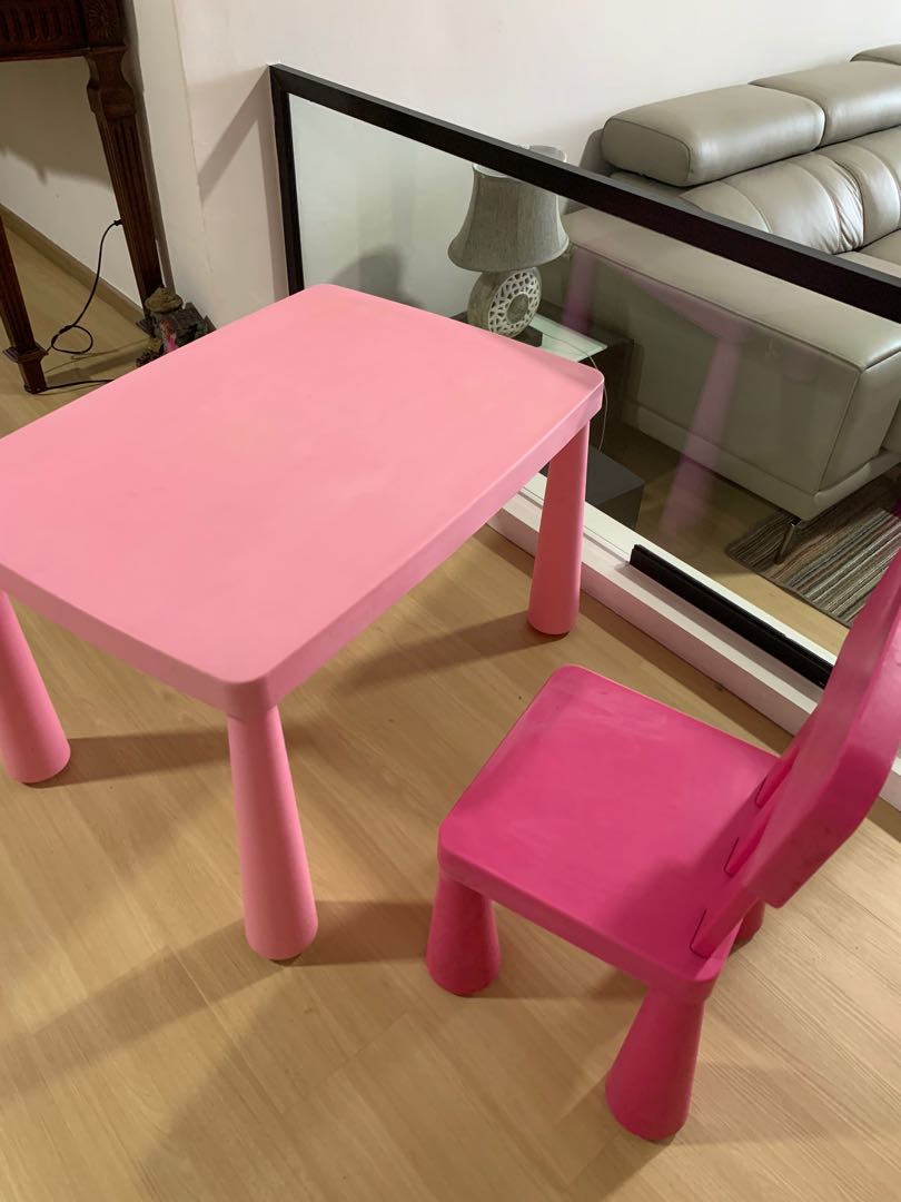 Kids IKEA study table, Babies & Kids, Baby Nursery & Kids Furniture