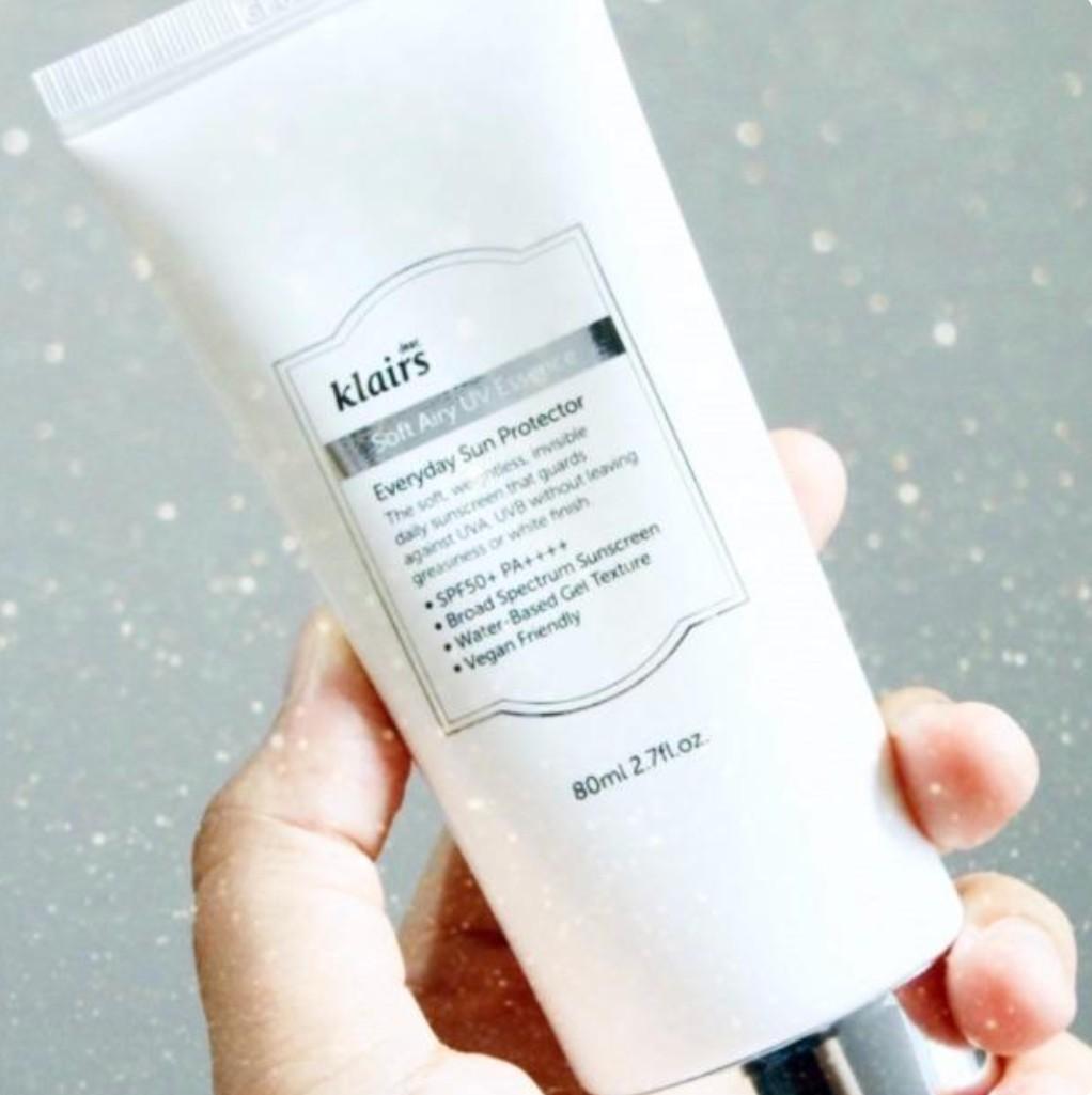 Dear Klairs Soft Airy Uv Essence Sunscreen Beauty Personal Care Face Face Care On Carousell