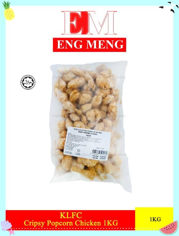 Klfc Crispy Popcorn Chicken 1kg Klfc É¦èççç±³é¸¡å 1kg Klfc Ayam Popcorn Rangup Premium 1kg Food Drinks Local Delights Halal Main Meals On Carousell