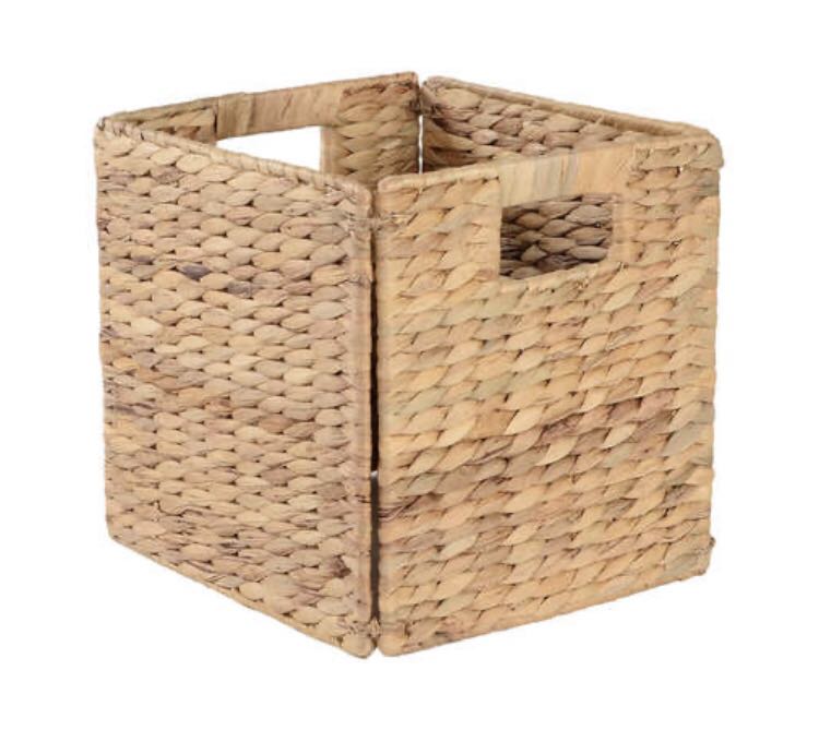 Kmart woven straw square basket, Furniture & Home Living, Home