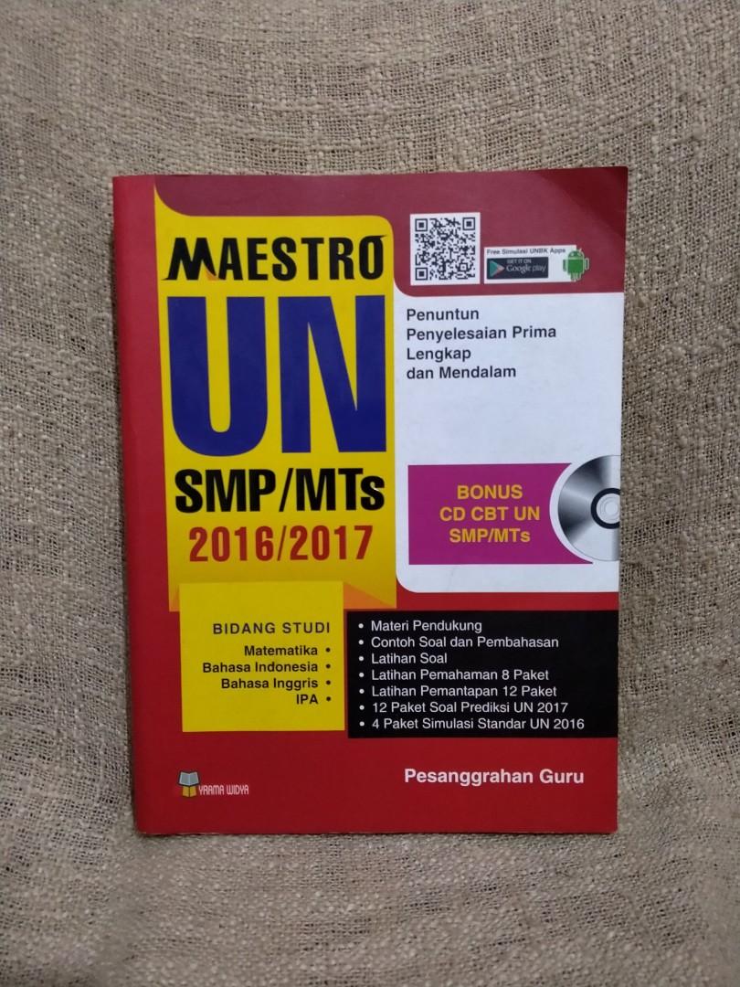 Lemarirapi New Maestro Un Smp Mts Kumpulan Soal Latihan Buku Alat Tulis Buku Pelajaran Di Carousell