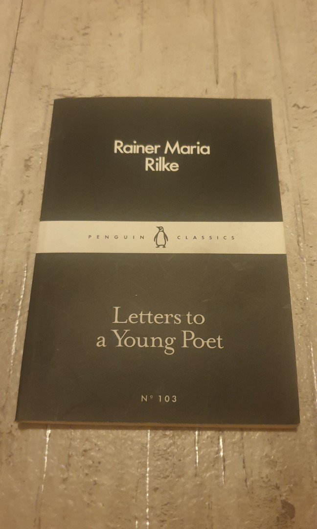 Letter To A Young Poet By Rainer Maria Rilke Books Books On Carousell