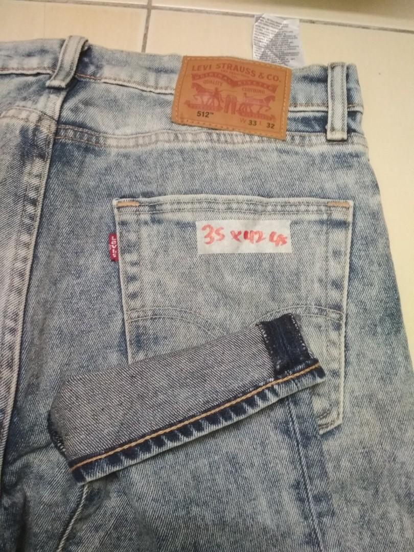 Levis 512 hotsell acid wash