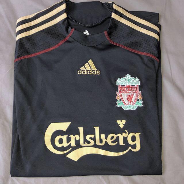 Jersey Retro Cowok Liverpool Away 2009/2010 El Nino edition