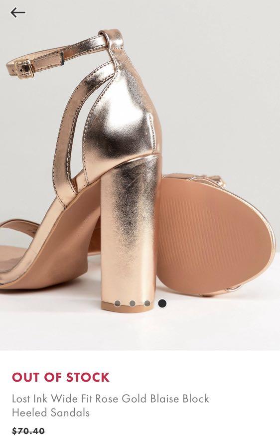 Lost ink wide fit heels shop