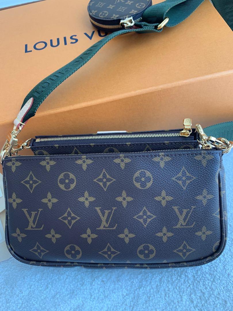 Louis Vuitton LV Multi Pochette Khaki Authentic BN, Luxury, Bags ...
