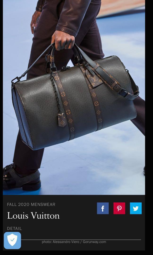 Louis Vuitton Keepall 50 virgil abloh nine Brown Leather ref.591574 - Joli  Closet