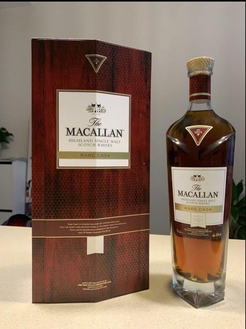 Macallan Rare Cask 2019 Batch 1 Whisky Food Drinks Beverages On Carousell