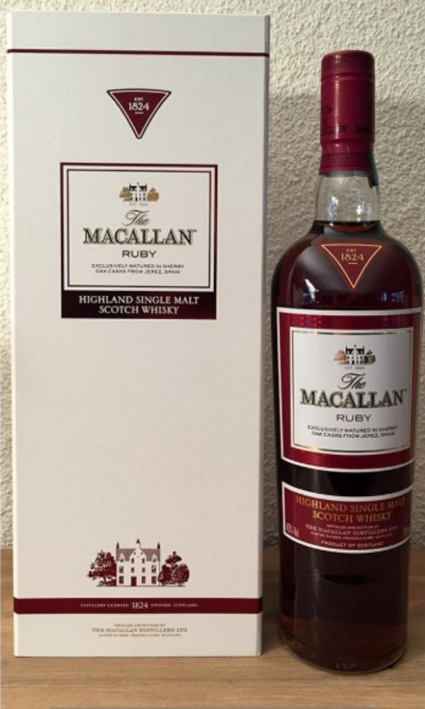 Macallan Ruby 1824 Series Food Drinks Alcoholic Beverages On Carousell