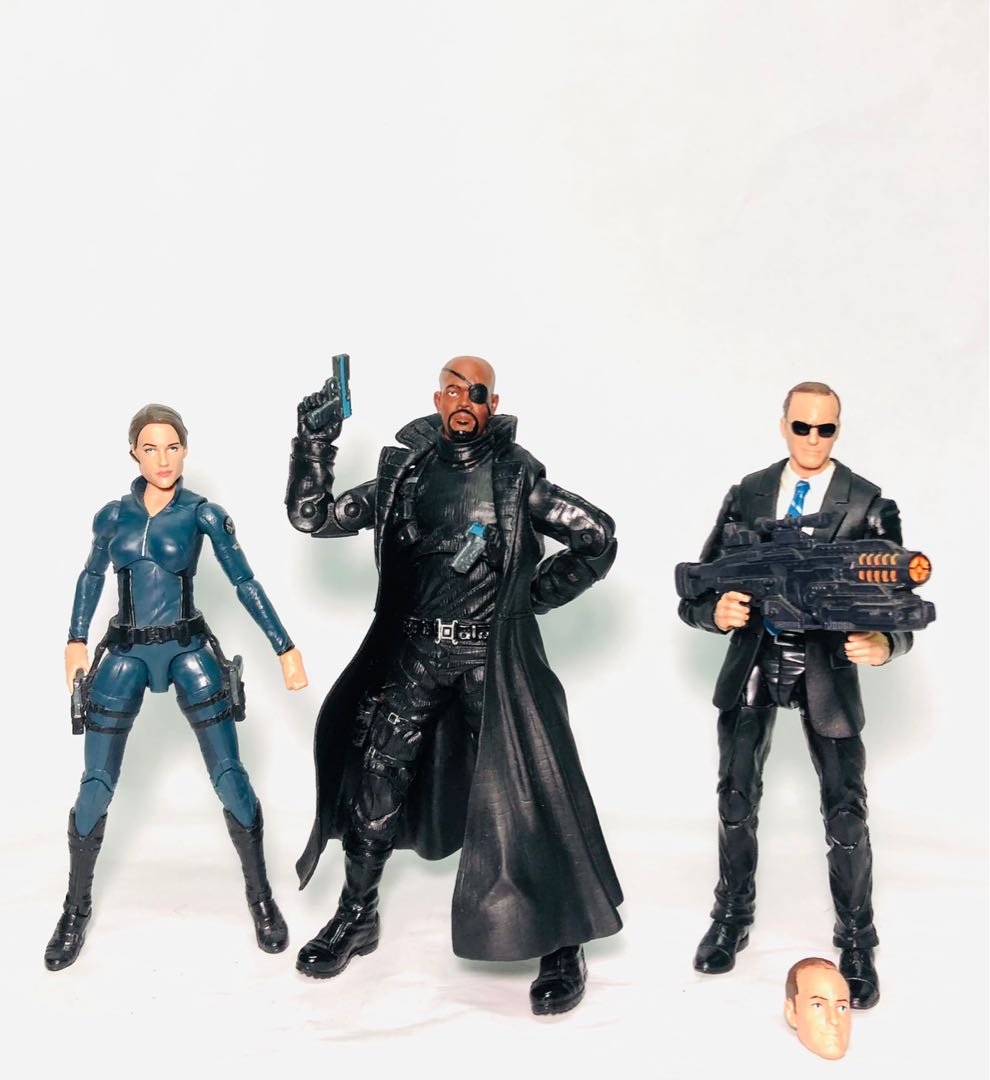 Marvel Legends Agents of SHIELD Nick Fury Maria Hill Agent Coulson